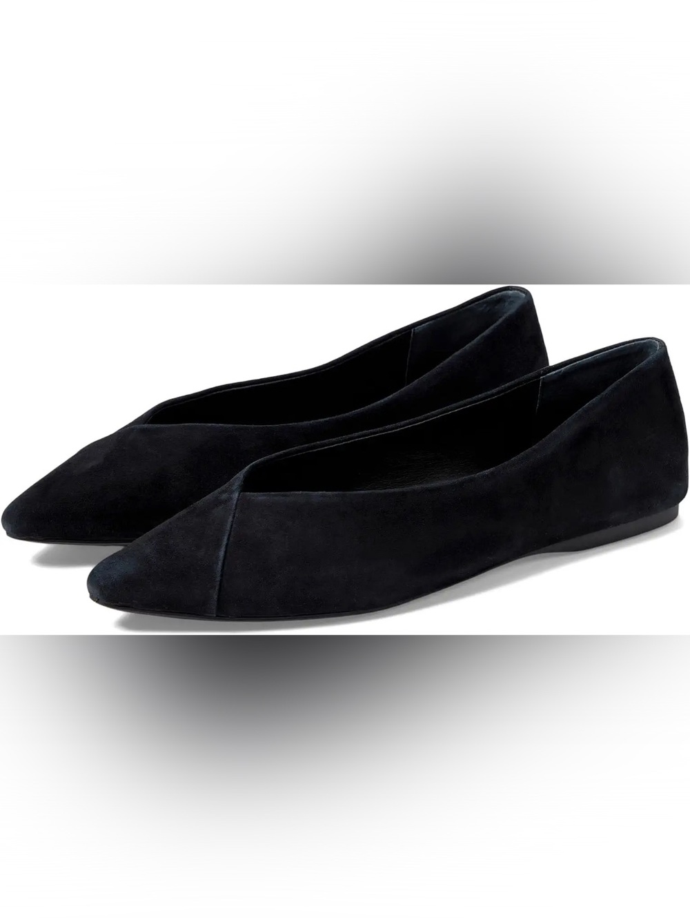 Birdies Goldfinch Suede Flat in black size 9